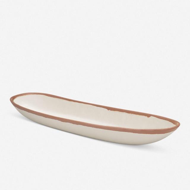 Tara Melamine Long Oval Serving Bowl