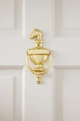 Horse Bust Brass Door Knocker