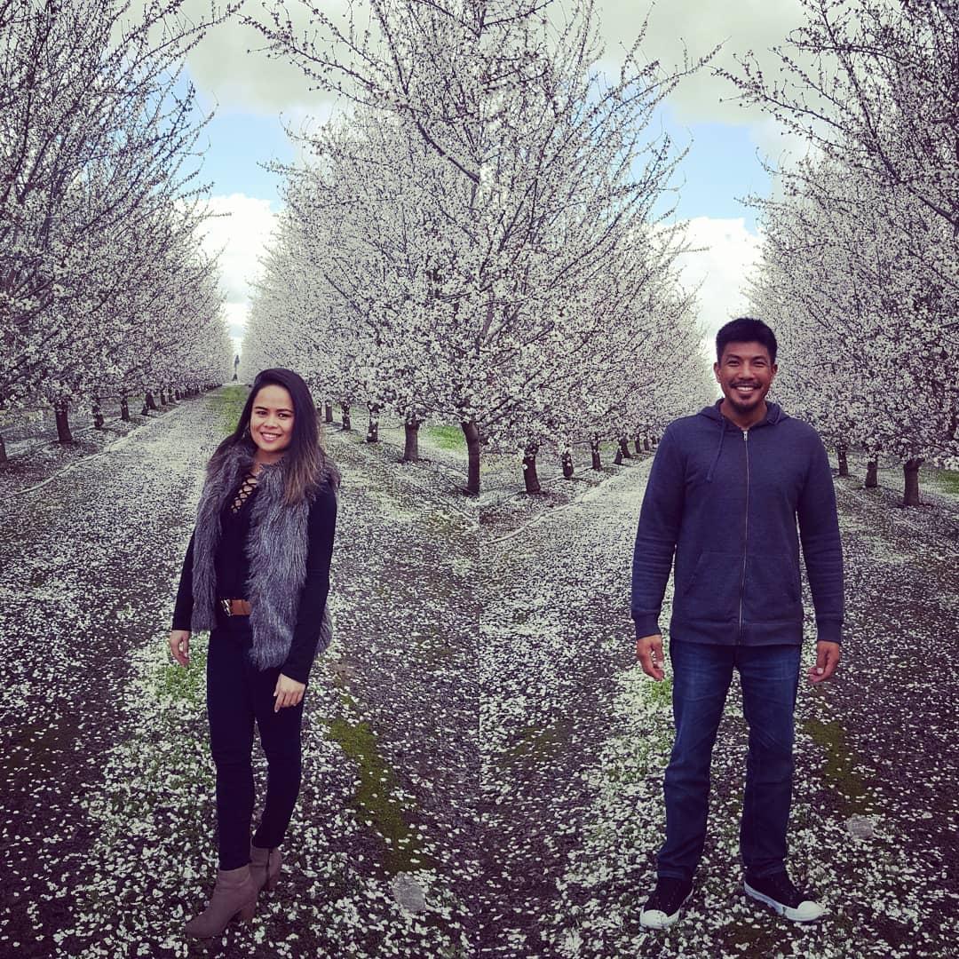 Walnut field in the winter!