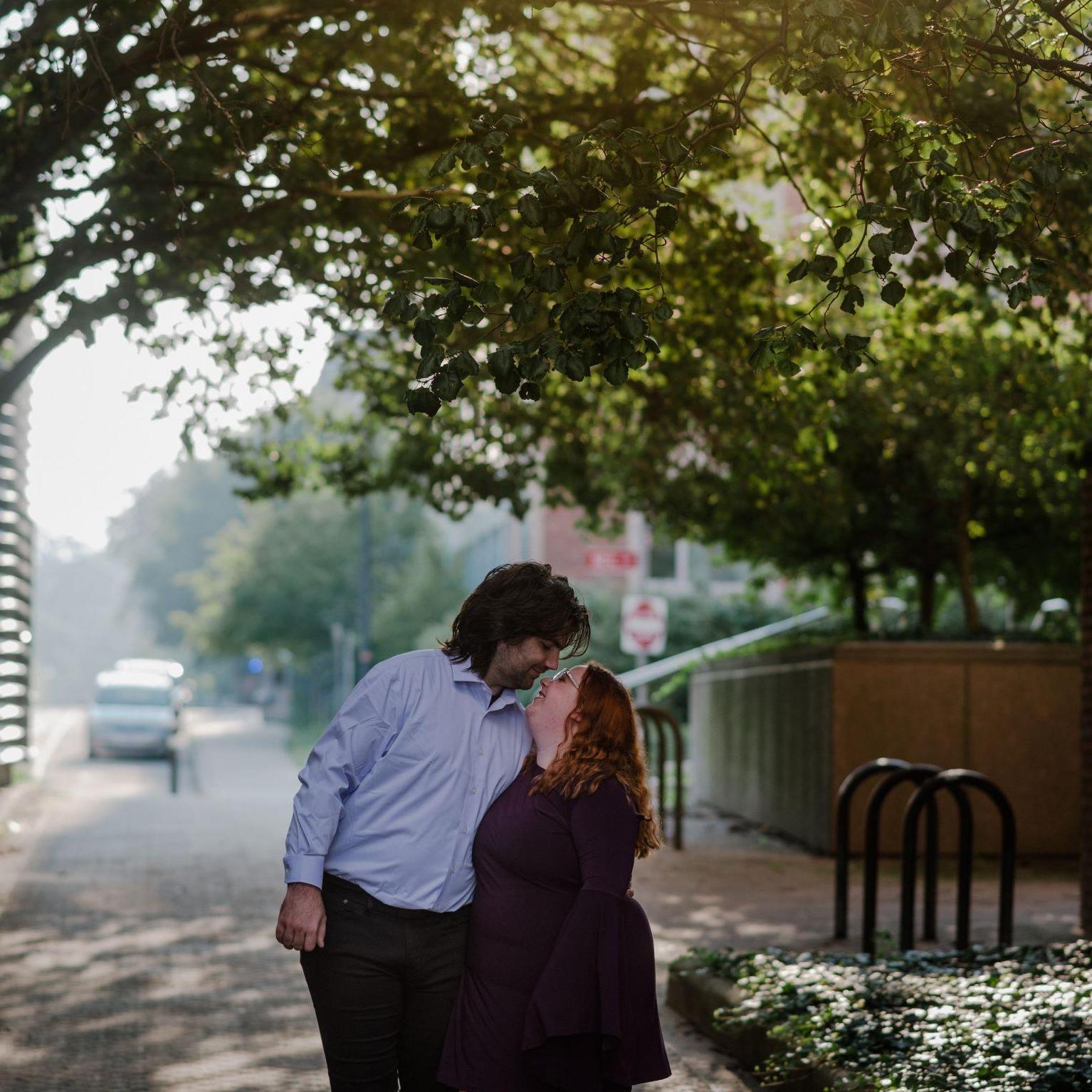 We took our engagement photos at Ohio State University, where Gabe works and where I graduated college and now also work