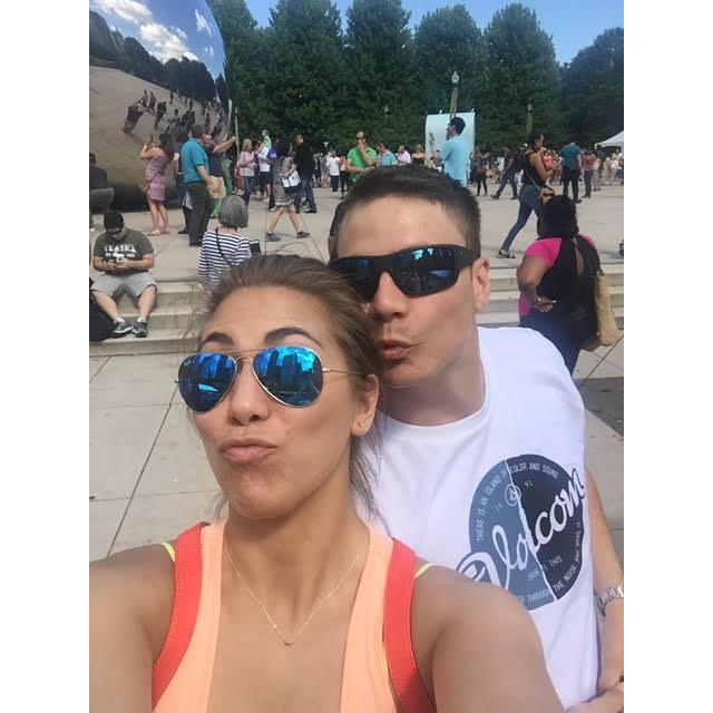 At "The Bean" in Chicago!
(We were still doing the long distance thing XD)
August 2016
