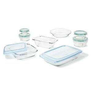 14-Piece Glass Bake, Serve & Store Set