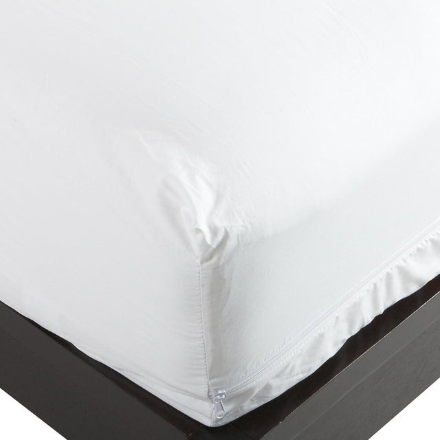 National Allergy 100% Cotton King Mattress Encasement 78x80x16, Hypoallergenic, Dust Proof Zippered 6-Sided Cover, Breathable, Noiseless Natural Cotton, AAFA Certified