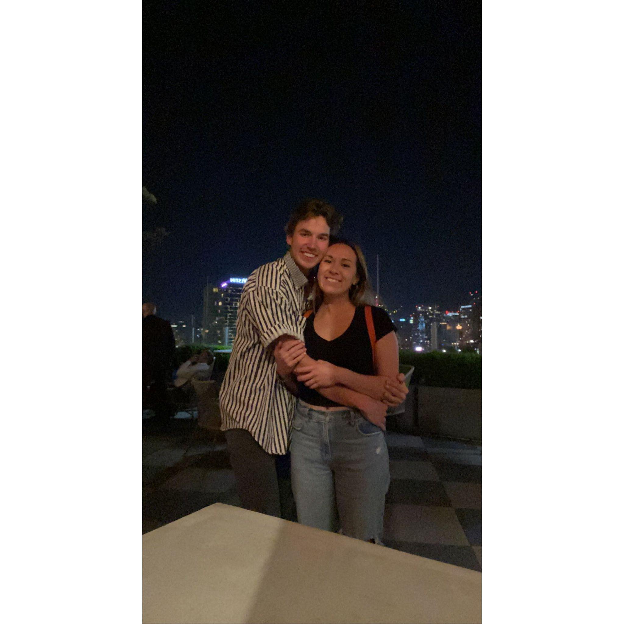 Night of our first date.