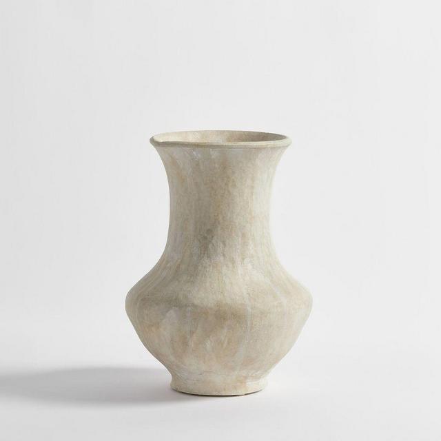 Artisan Studio Ceramic Vase, Large, Natural