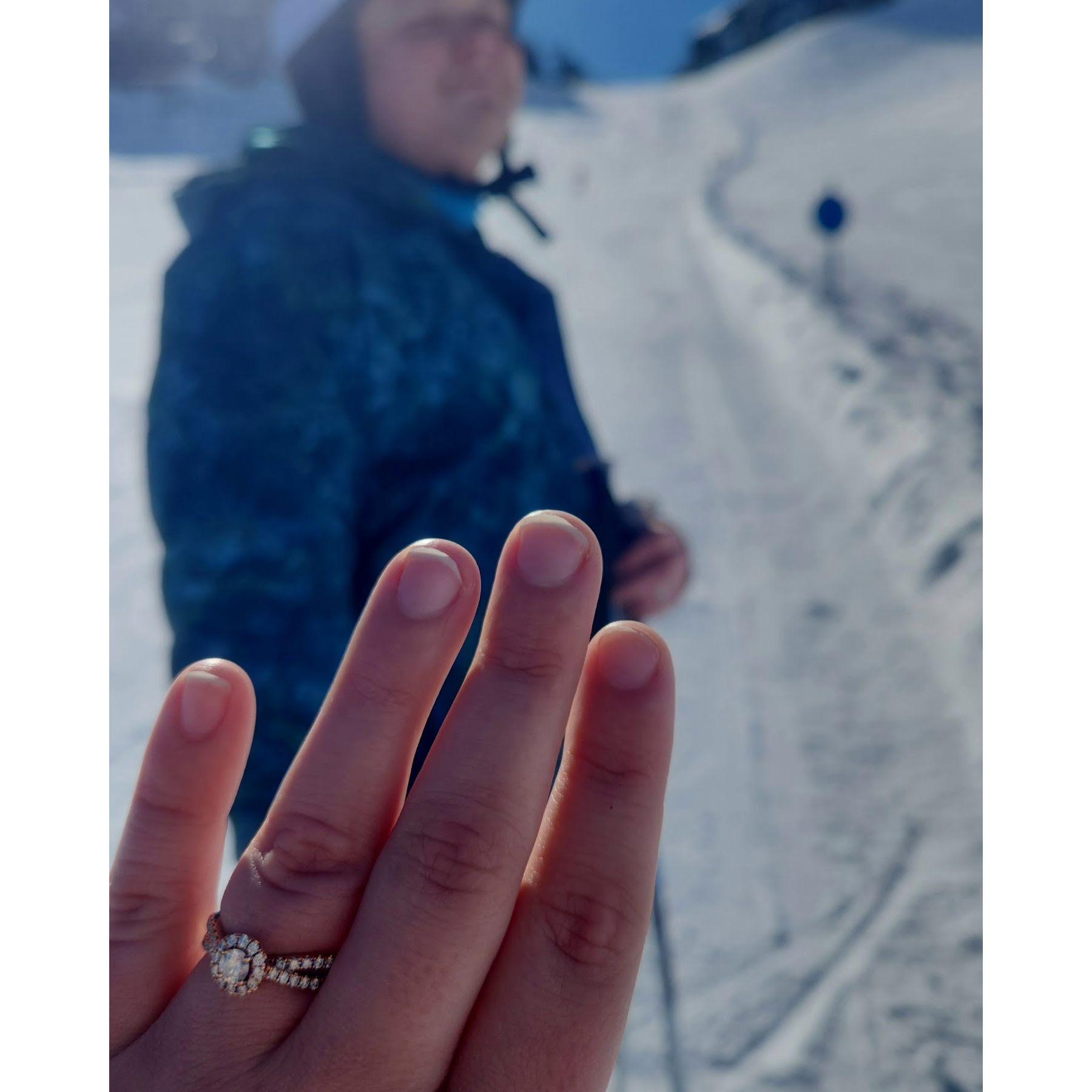 After Marina said "Yes!"