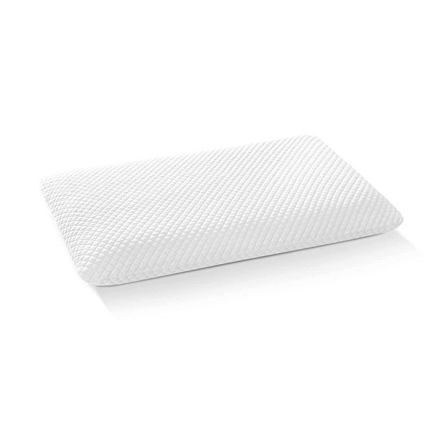 AM AEROMAX 2.75 Inches Standard Size Hyper Slim Memory Foam Pillow for Stomach and Back Sleepers - Thin, Flat Design for Cervical Neck Alignment and Deeper Sleep.