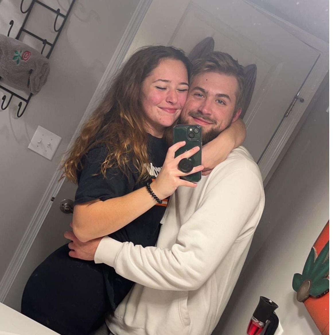 Our first picture taken together