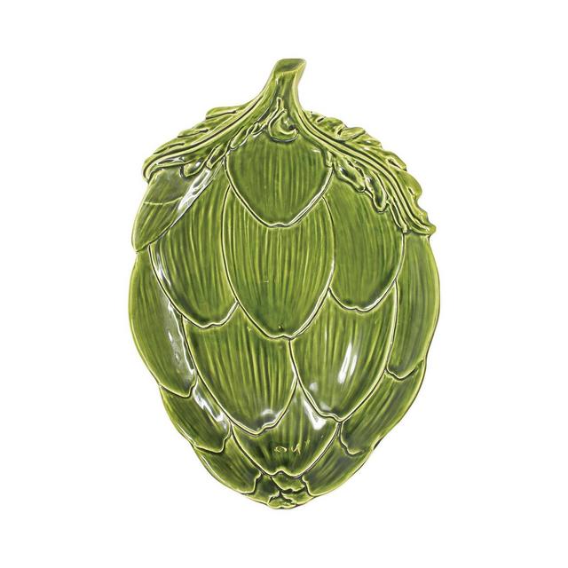 Vietri Artichokes Figural Artichoke Platter