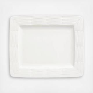 Entertain 365 Sculpture Rectangular Dinner Plate