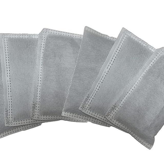 Nispira Activated Charcoal Odor Filter Refill Deodorizers 6 Packs for Trash Cans 8 Gallon and Larger, Compatible with Itouchless