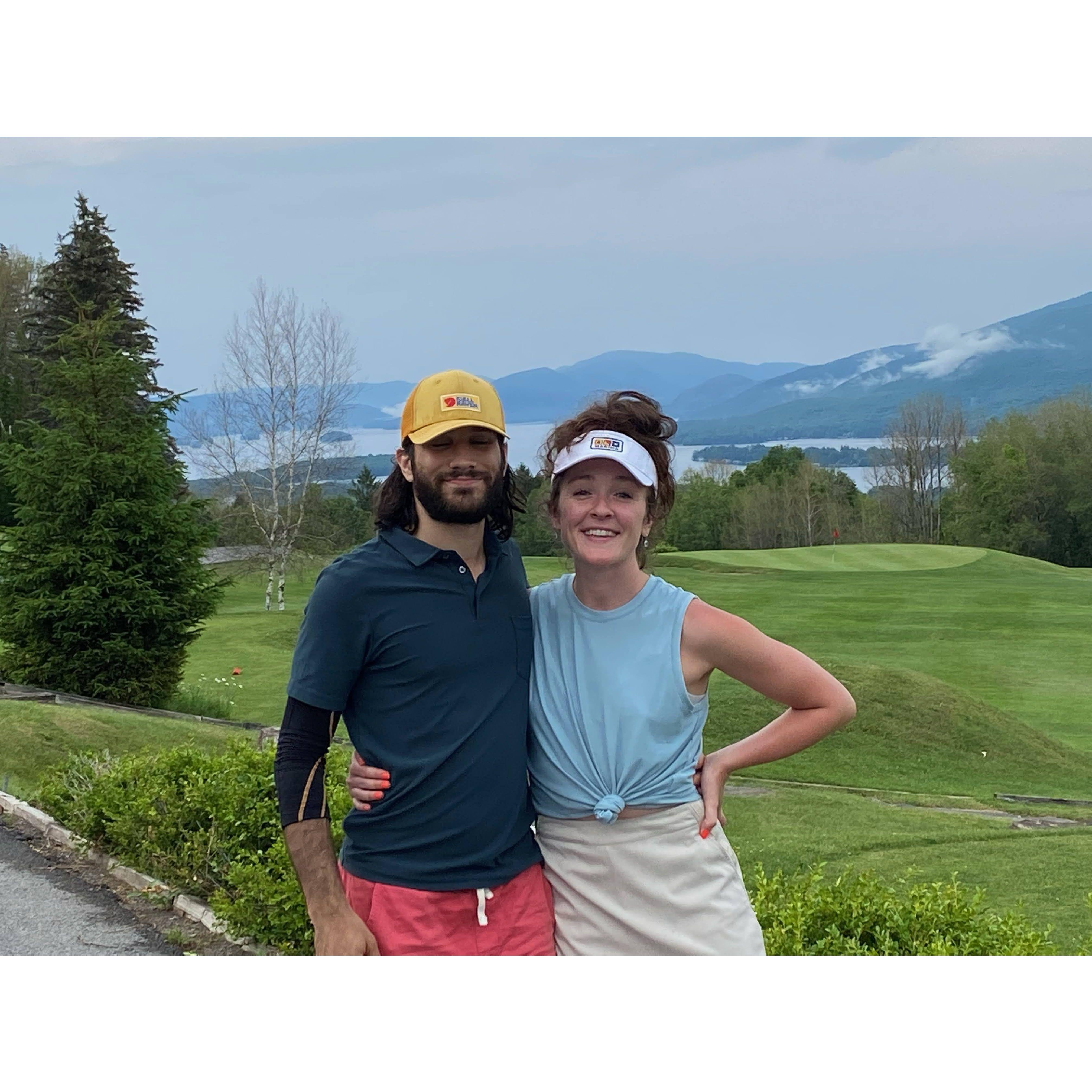 More golf <3, usually with Kira's Dad!!