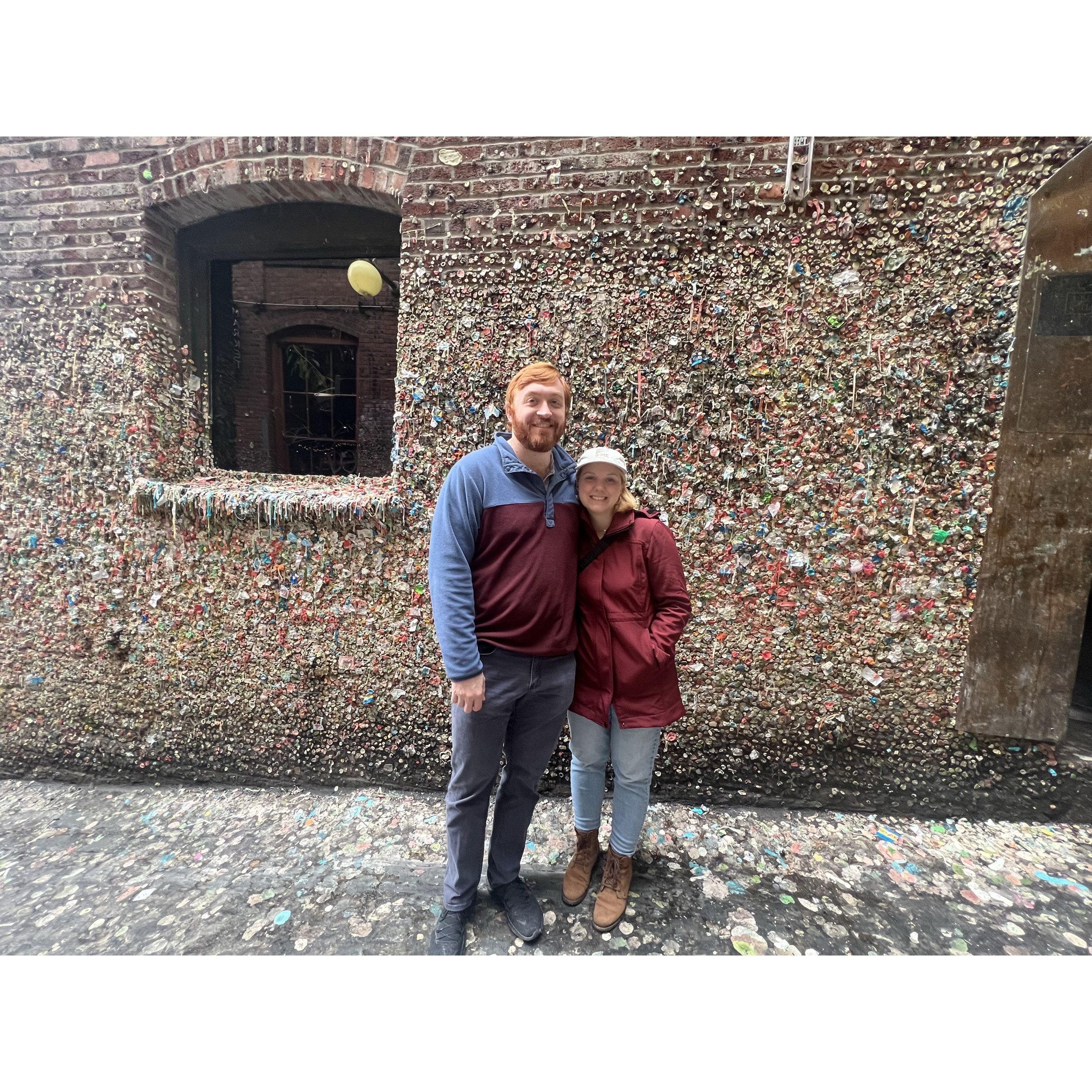The "gum wall" in Seattle, WA