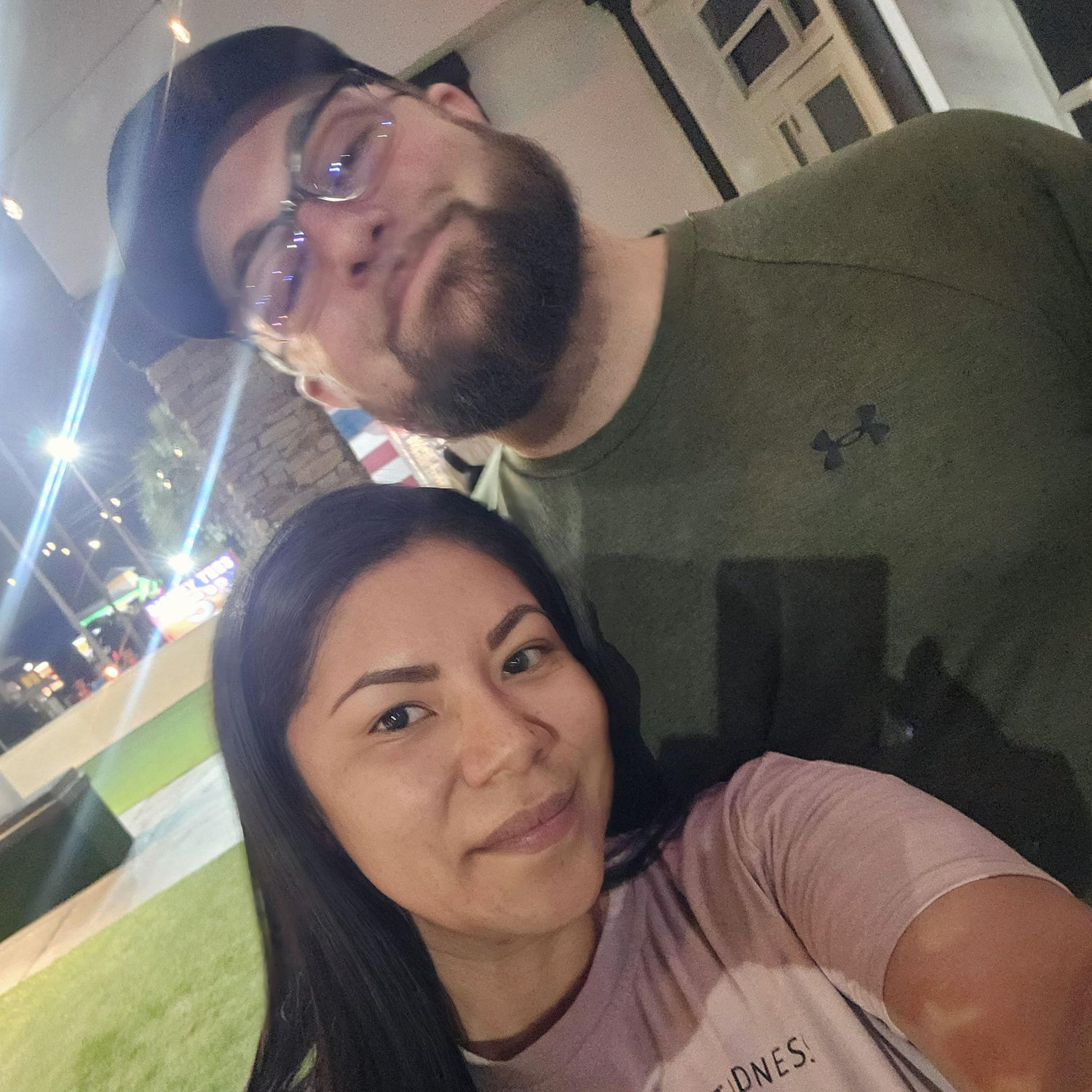 Our first date.