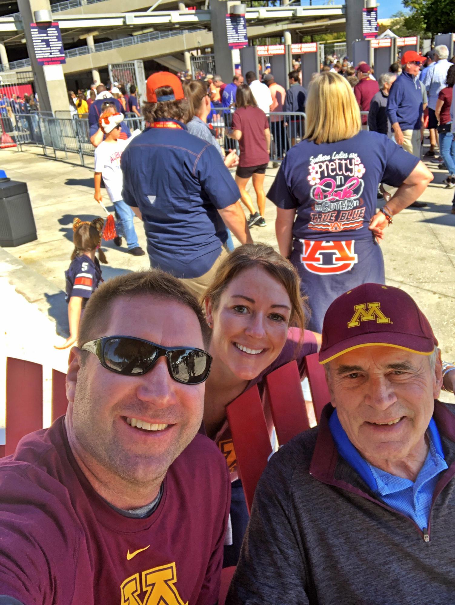 Minnesota Golden Gophers won the Outback Bowl New Years Day in Tampa Florida. Karena & Ryan met up with Uncle Denny to watch the big game!