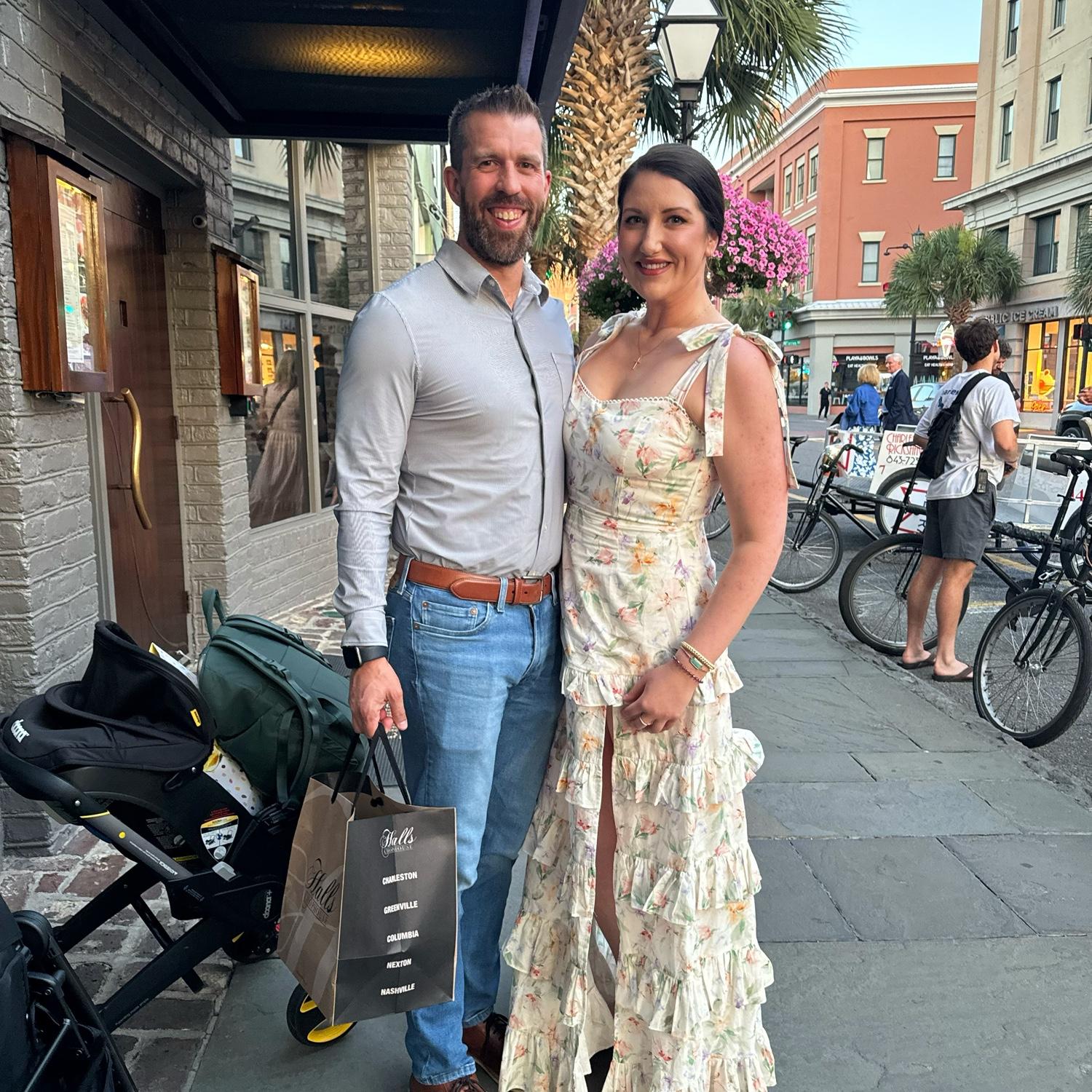 Hall’s in Charleston….this was our first trip together!