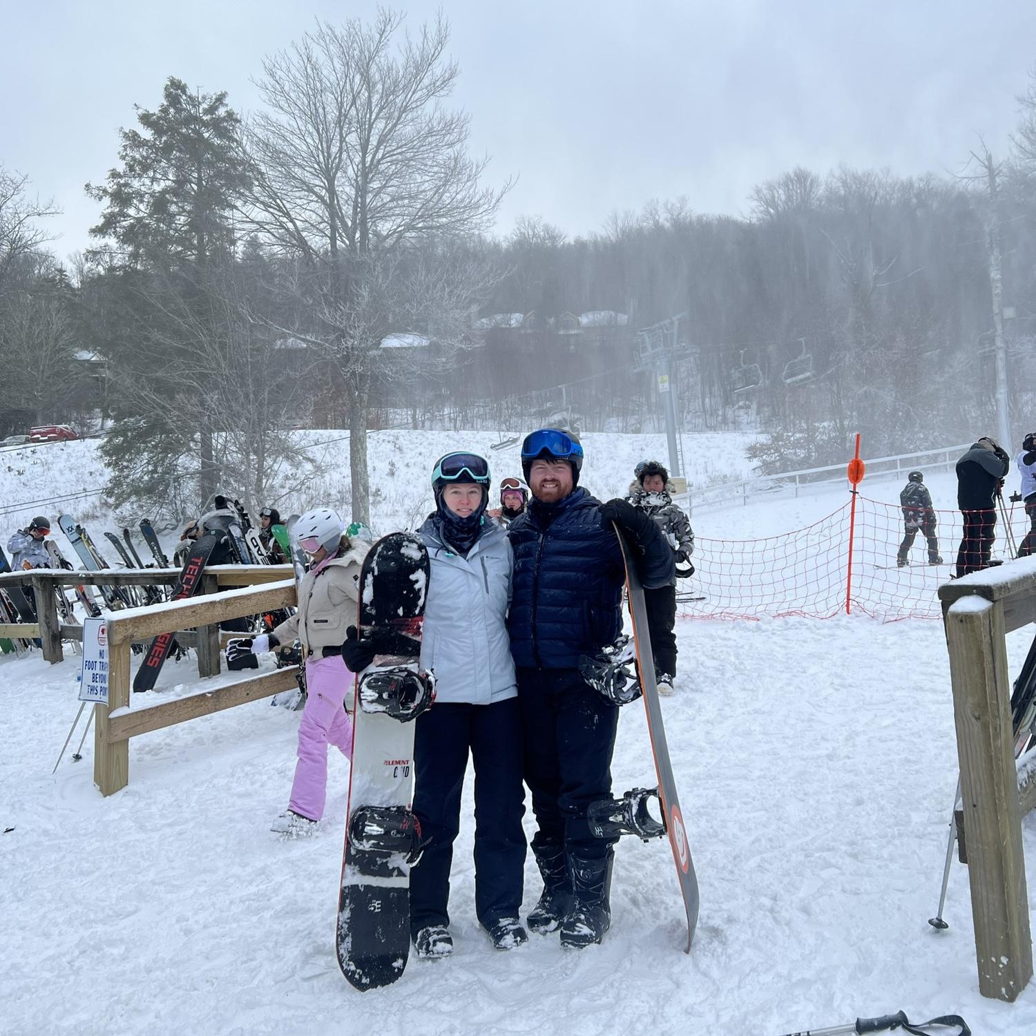 Snowboarding in West Virginia