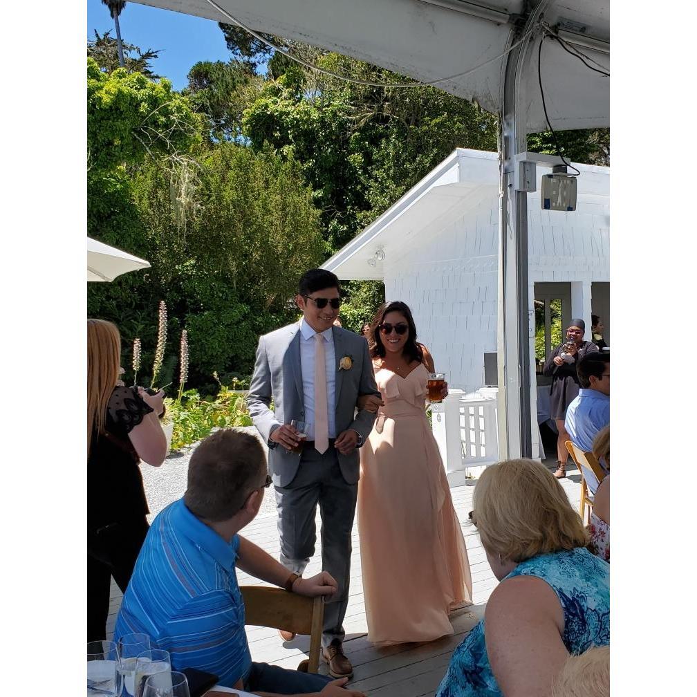 Us being us at our friends’ recent wedding. (We love you Megan and Isaac!)