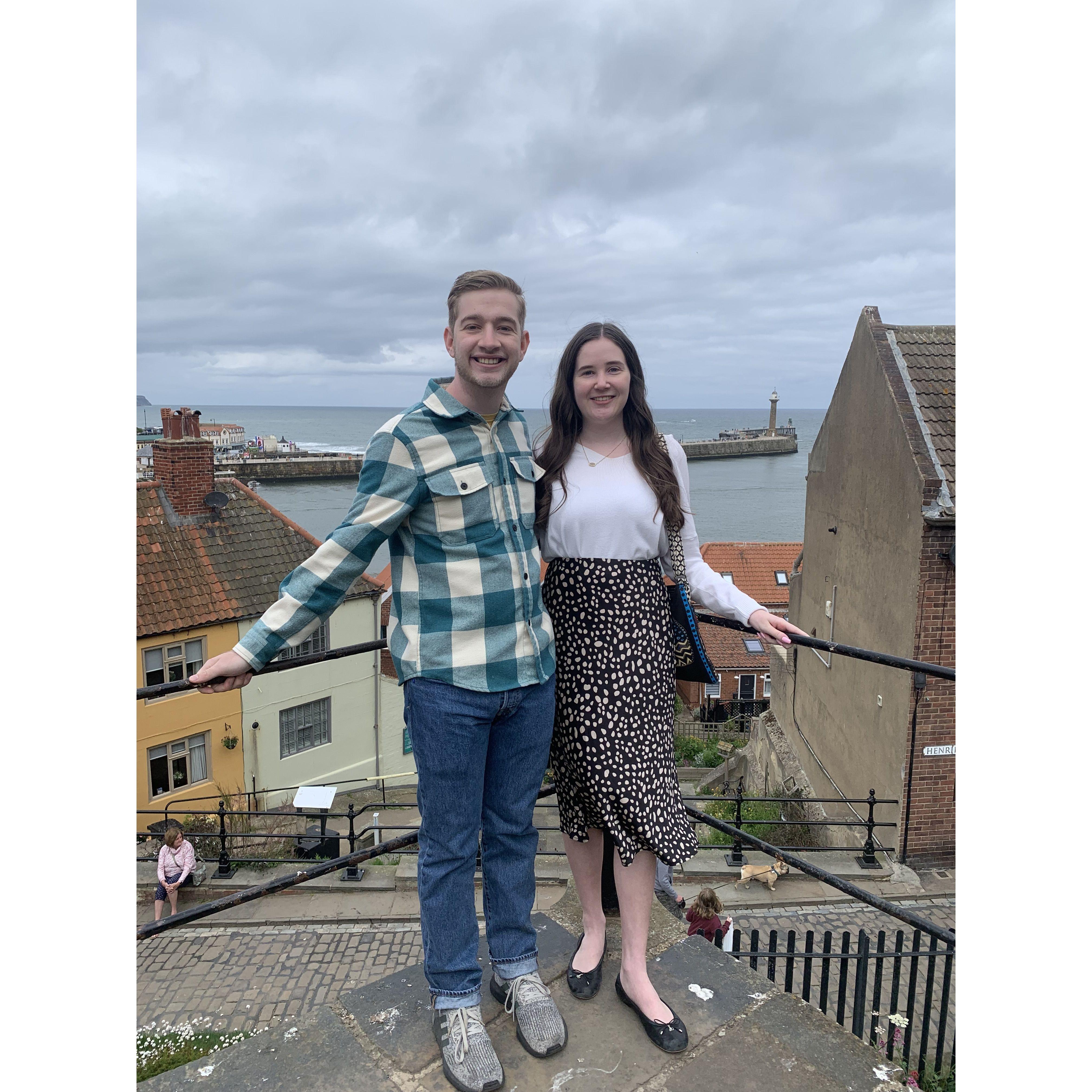 In the town of Whitby, England