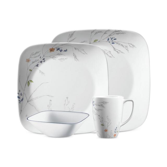 Corelle Boutique Adlyn Square 16-Piece Dinnerware Set
