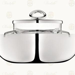 Large Silver-Plated Caviar Serving Set