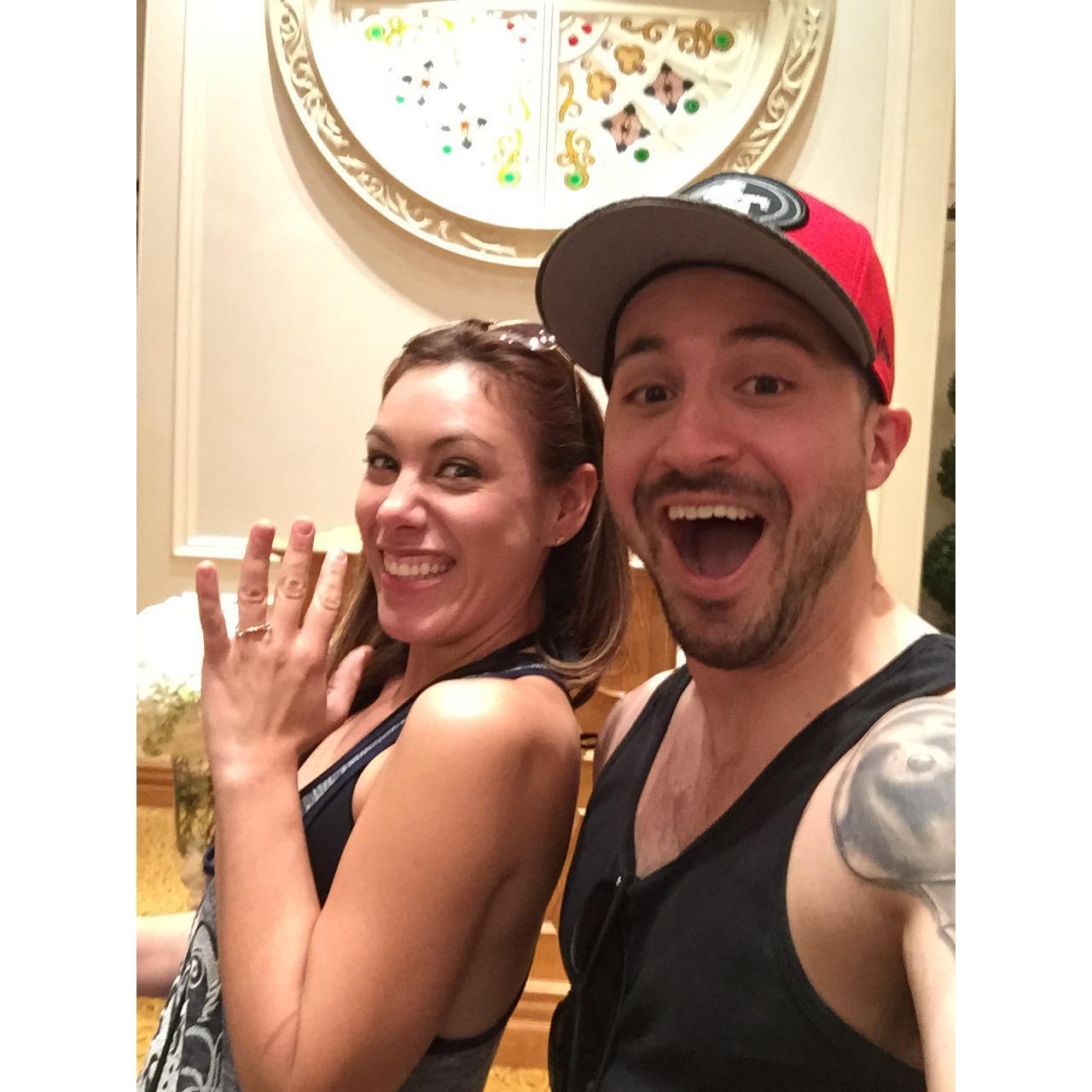 When we pretended to get married in Vegas, 2016
