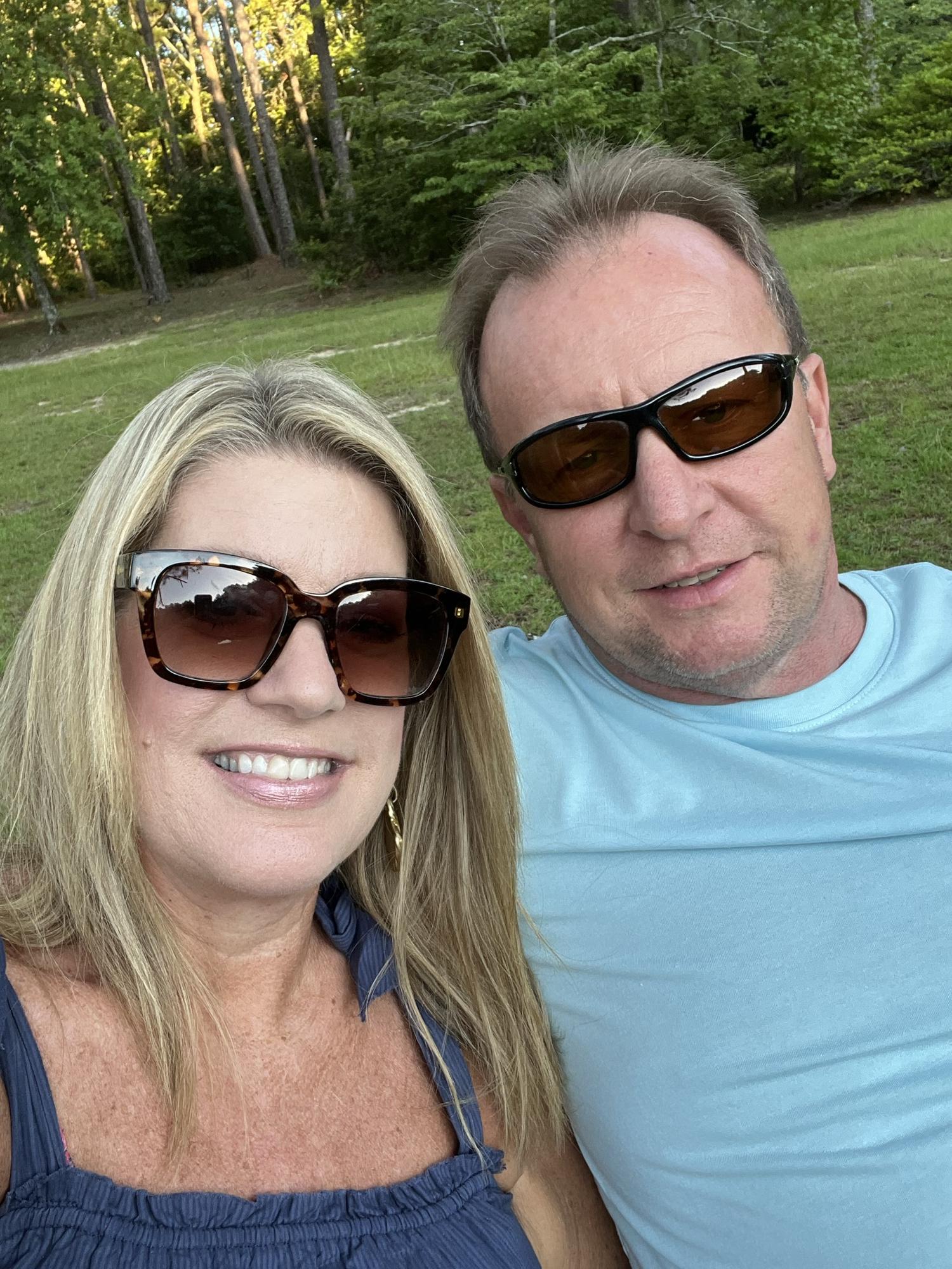 At the Pond when we decided this would be the perfect place for our wedding