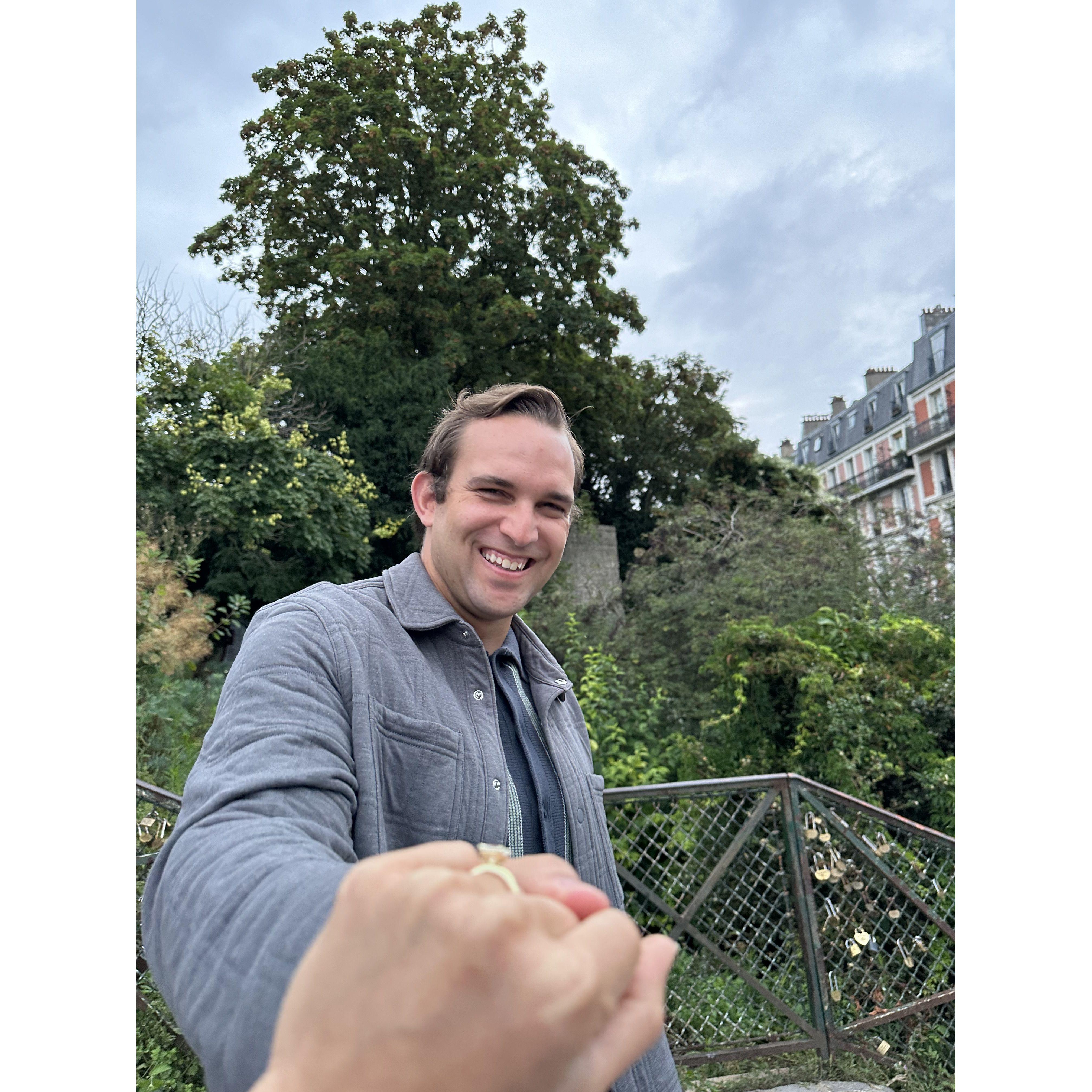 Suzi took this photo right after Jacob proposed! :)