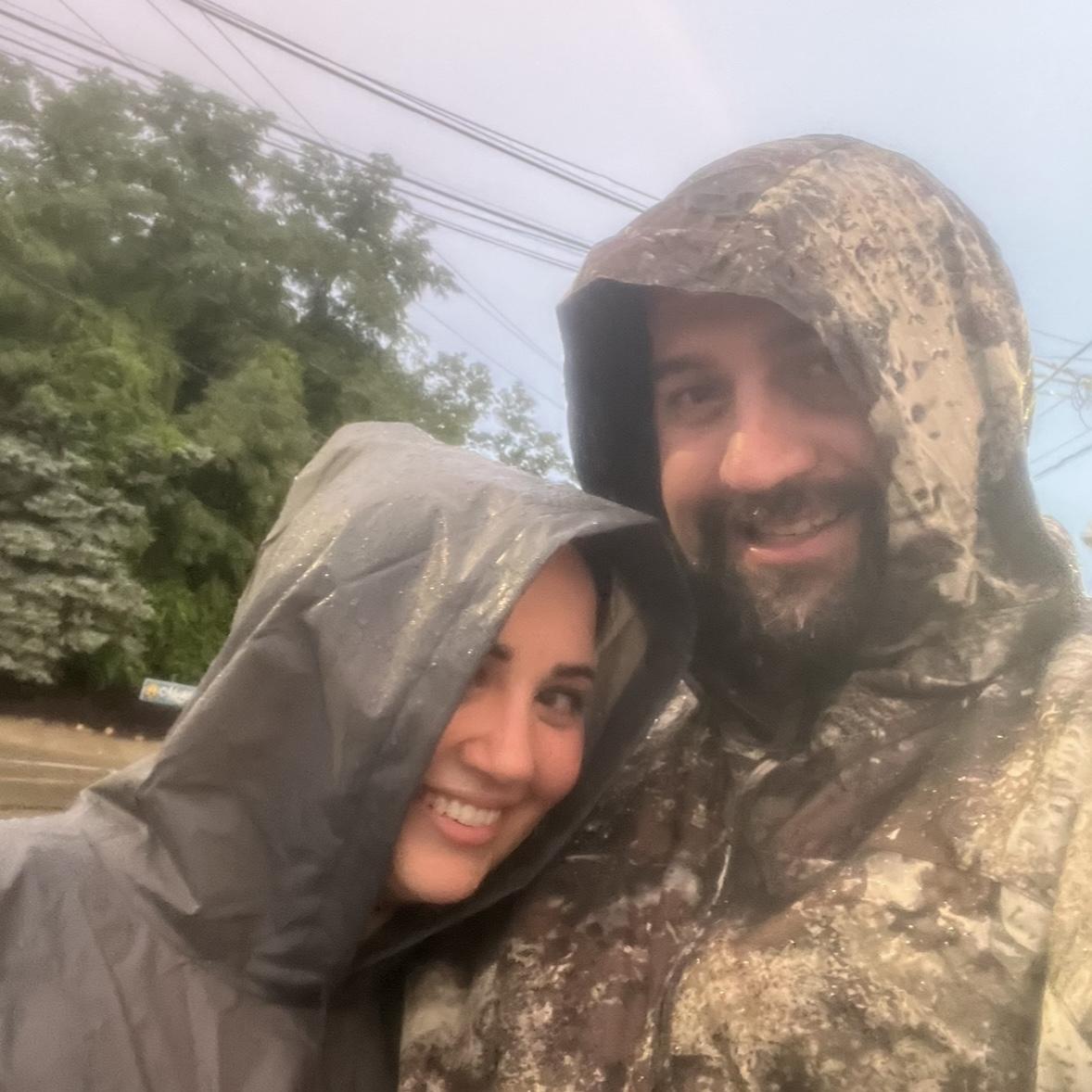 They even 'fest in the rain.