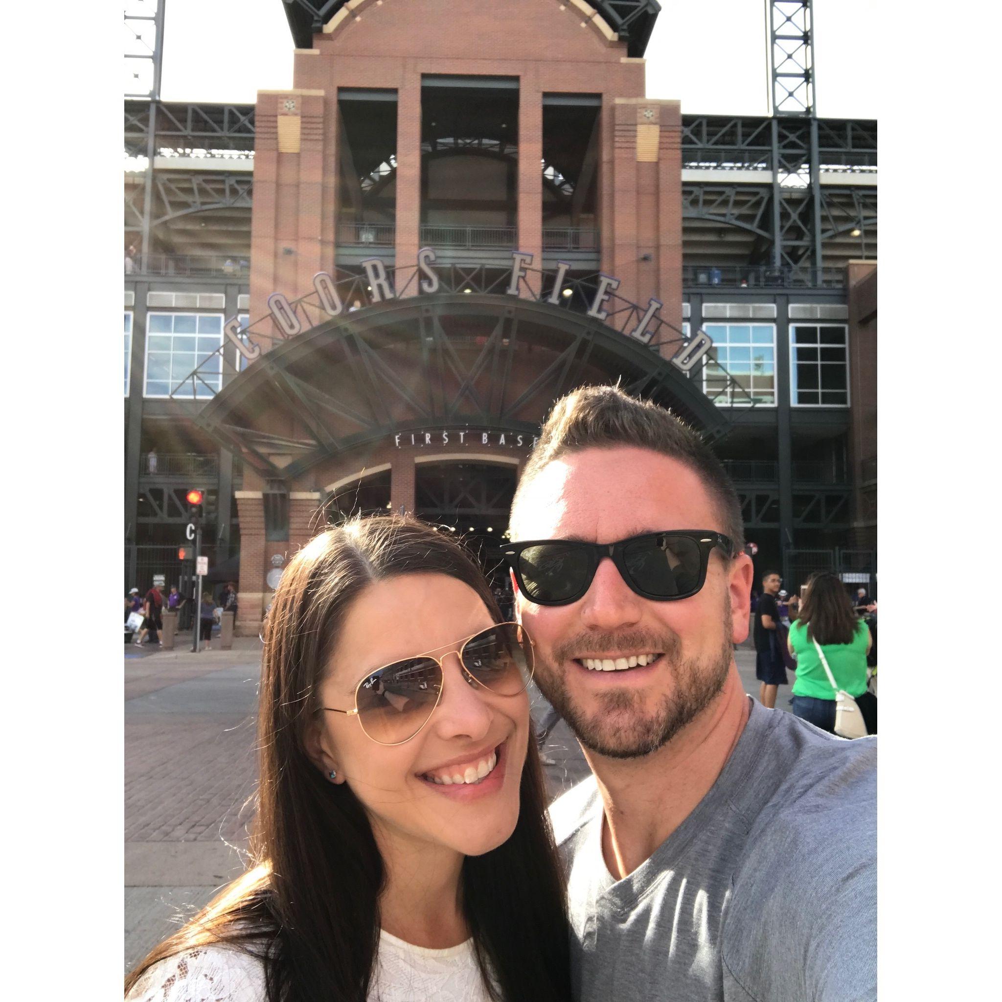 We managed to make it to a Rockies game during Jillian's short stint as a Denver resident.