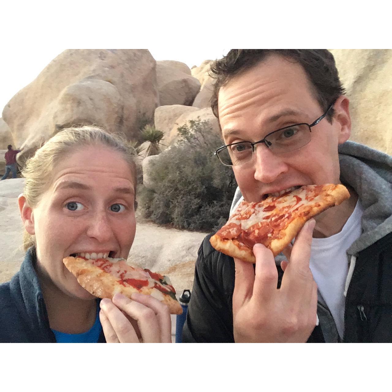 A tasty snack in Joshua Tree