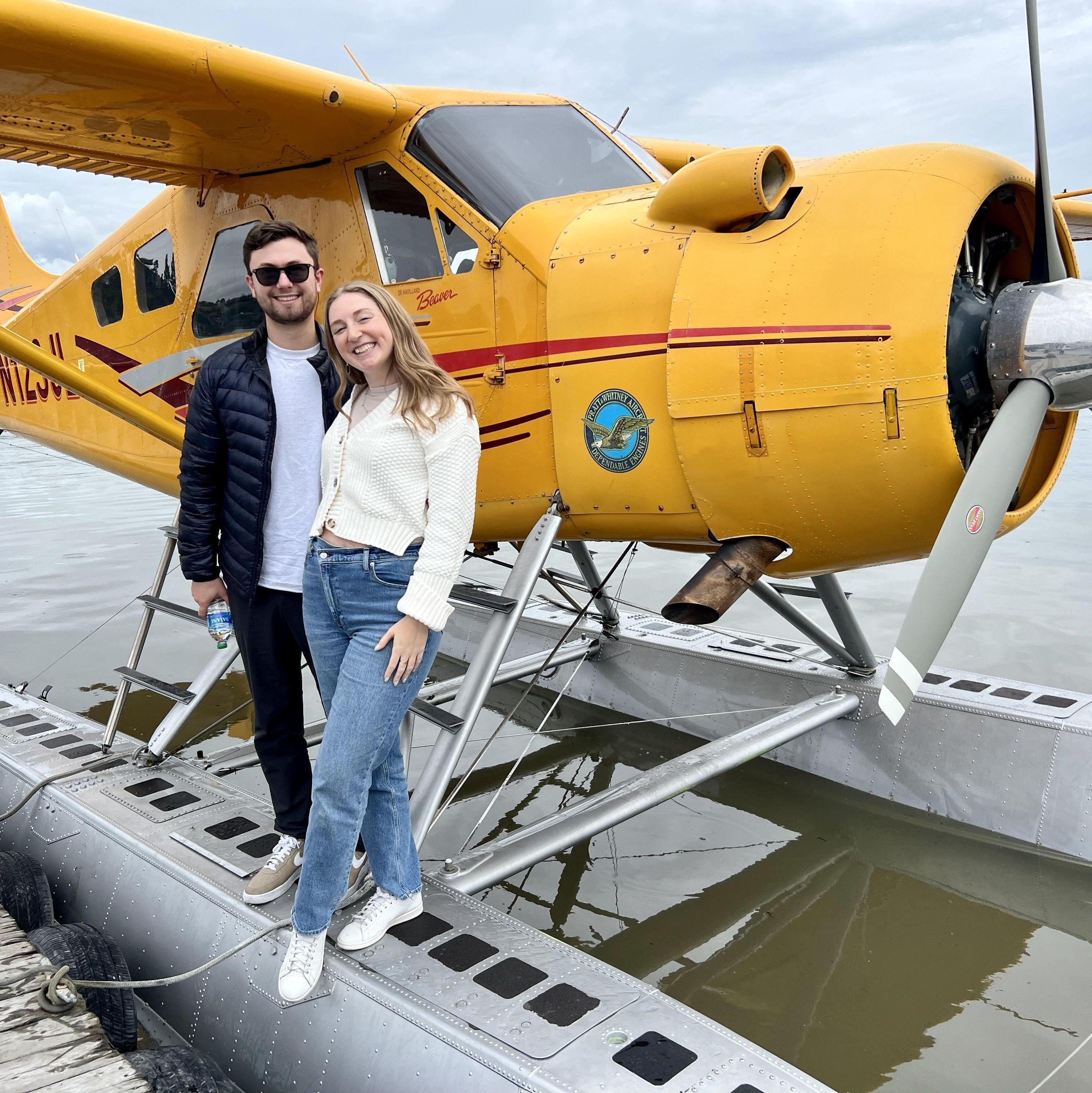 Jack really outdid himself for Christina's 28th birthday - a trip in a seaplane over the city!