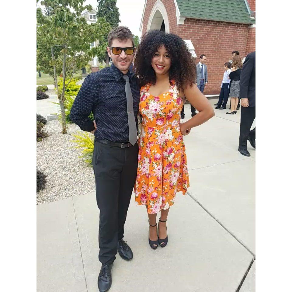 At our friends Rina and Matt's wedding!