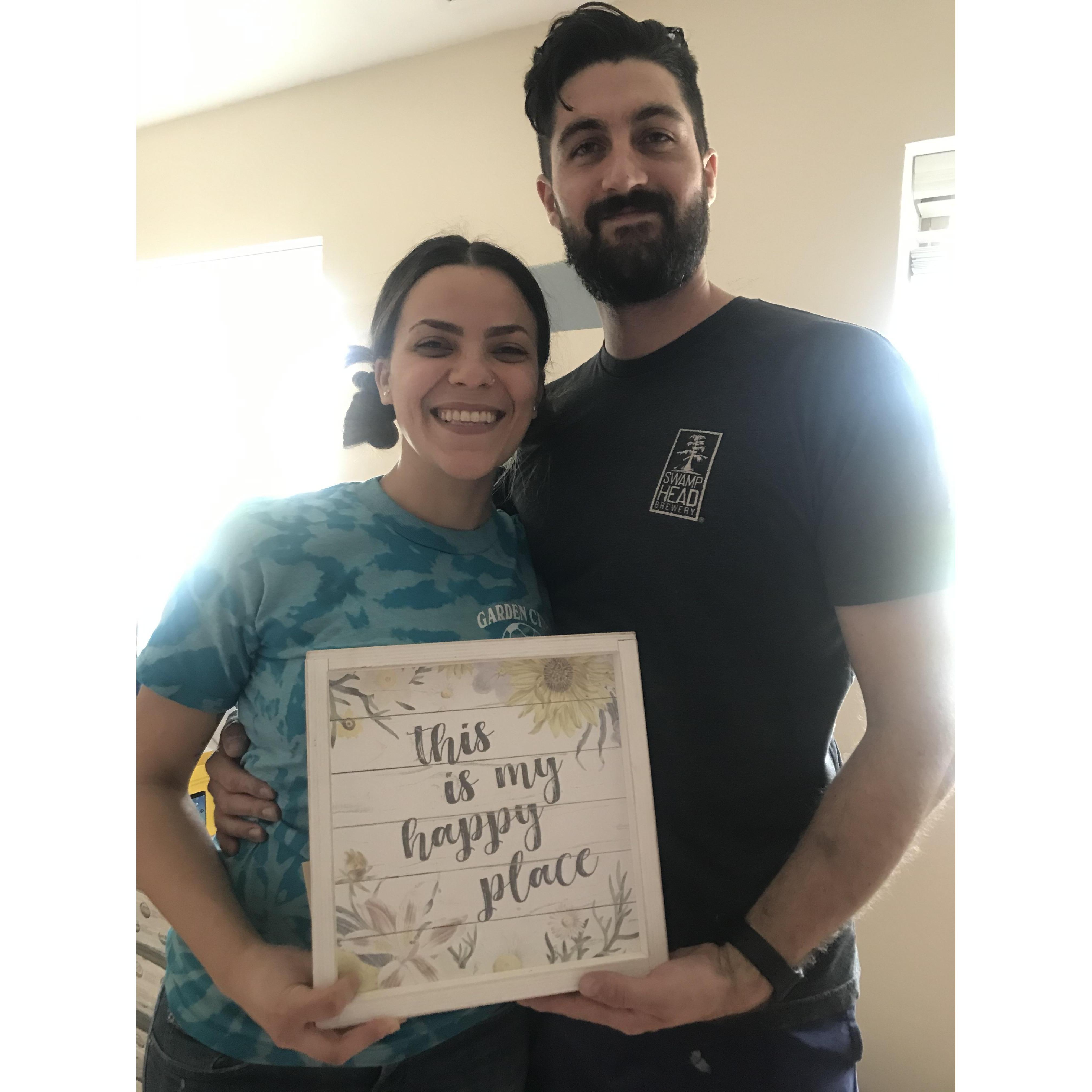 Our first place!