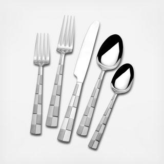 Checkered Frost 20-Piece Flatware Set, Service for 4