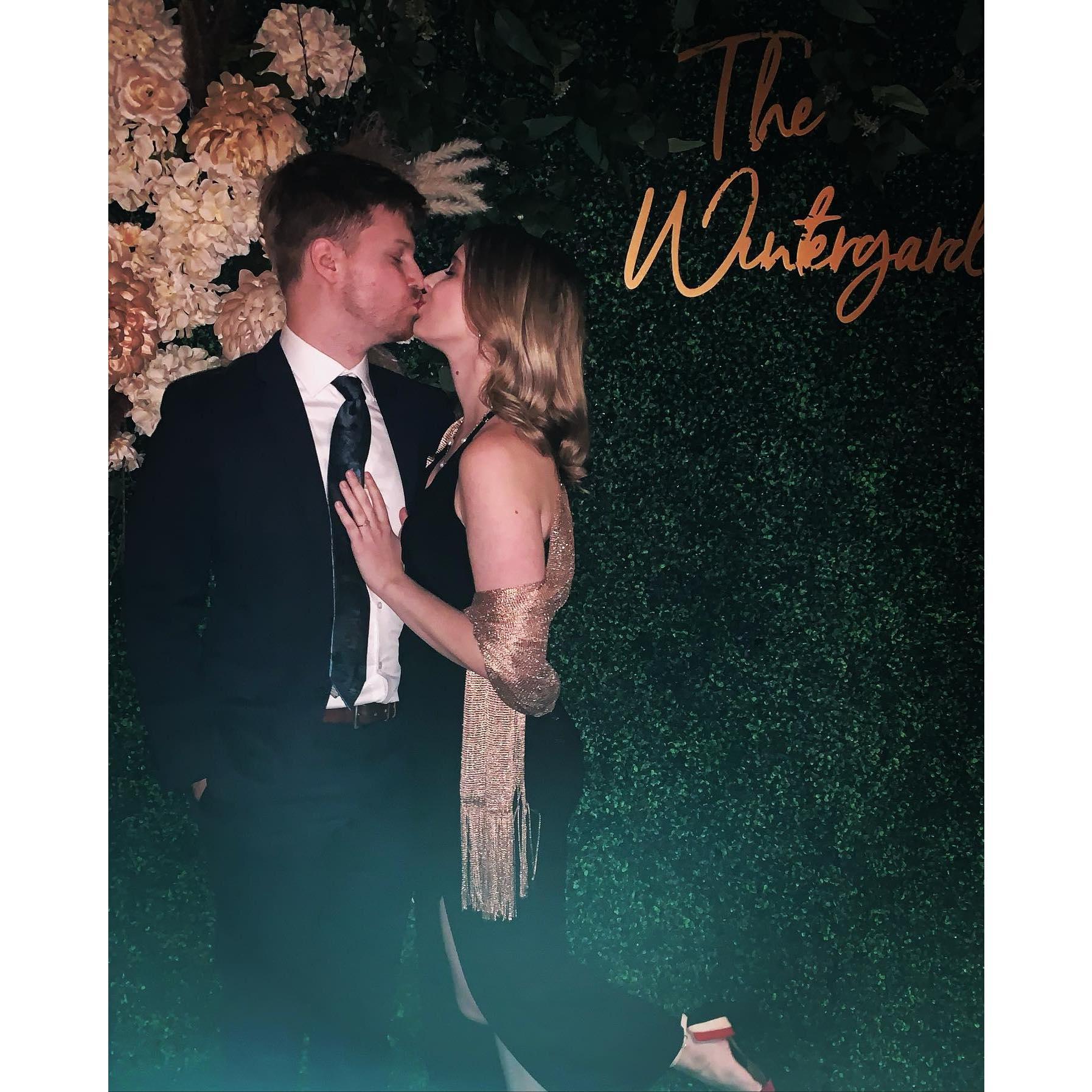 Celebrating our engagement at Rosalie's wedding in Rochester, NY
2021