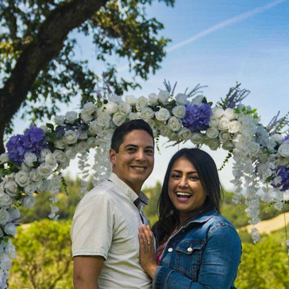 Our engagement weekend. You can see on Shelley's face how surprised she was! Jonathan did an amazing job :)