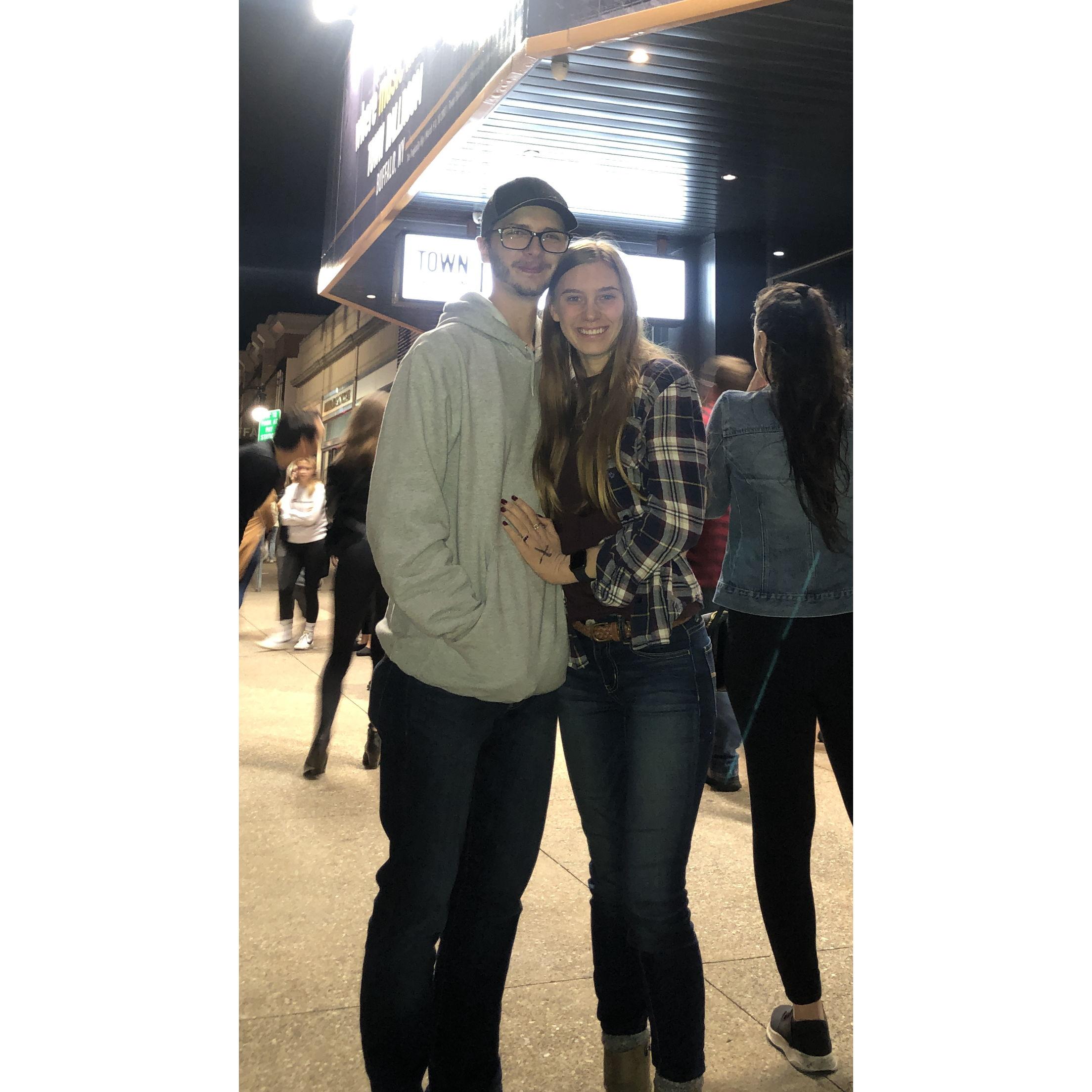 Our first concert together
