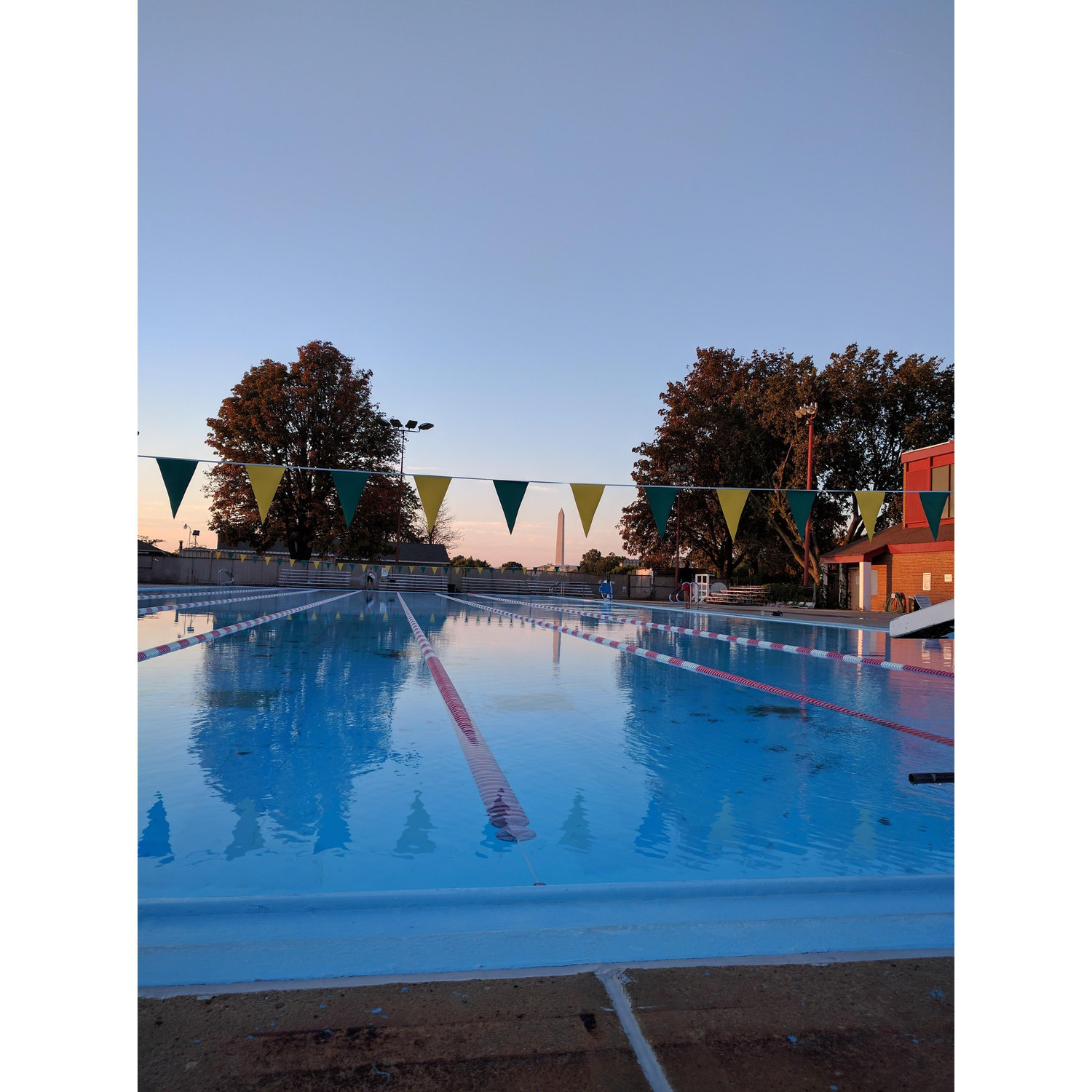 East Potomac Pool, where we first met. This photo was taken on the last day the pool was open in 2016 (before the three years of renovations began).