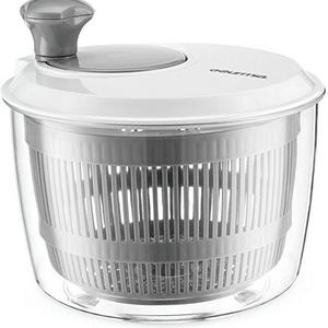 Gourmia GSA9135 Mini Salad Spinner – Easy Lettuce and Herb Rinsing, Drying and Prep – Mix and Fluff Leafy Greens – BPA Free and Top Rack Dishwasher Safe