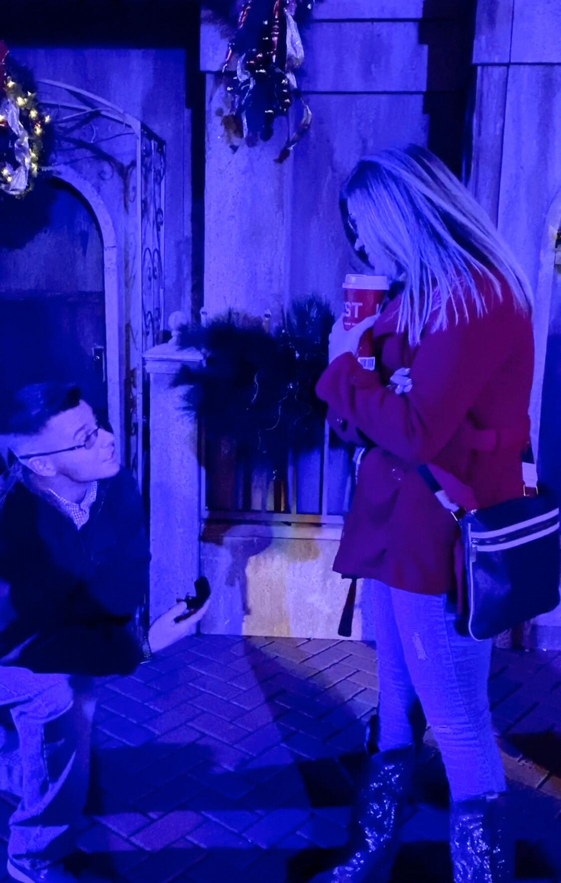 She said YES!!!