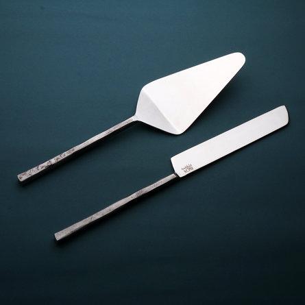 2 -Piece Stainless Steel Cake Server
