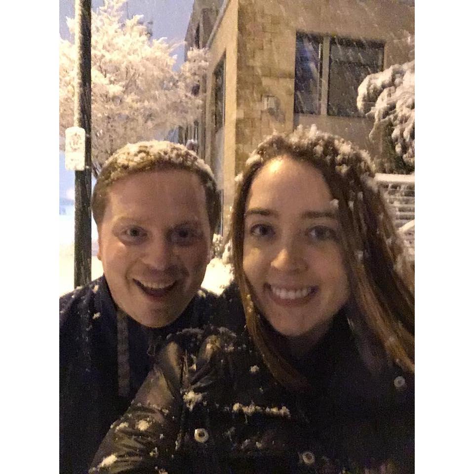 Snowpocalypse of 2016 back when we lived in the Pearl District in Portland together