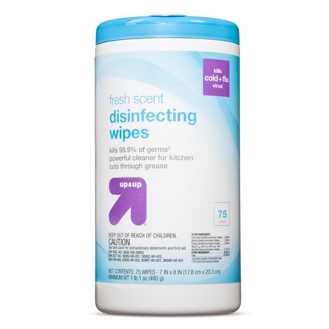 Disinfecting Wipes Fresh Scent 75 ct - Up&Up™