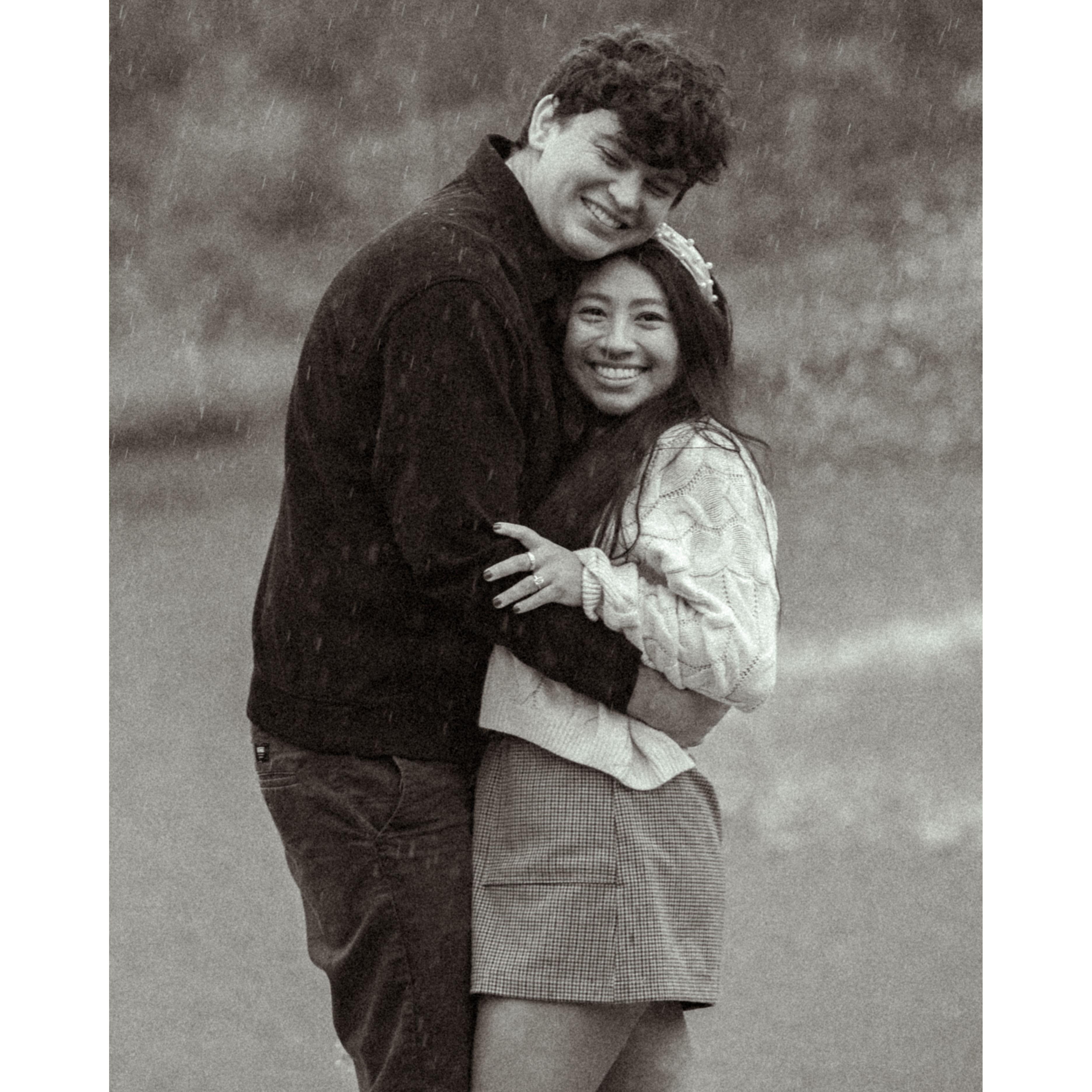 The day we got engaged, December 27, 2024