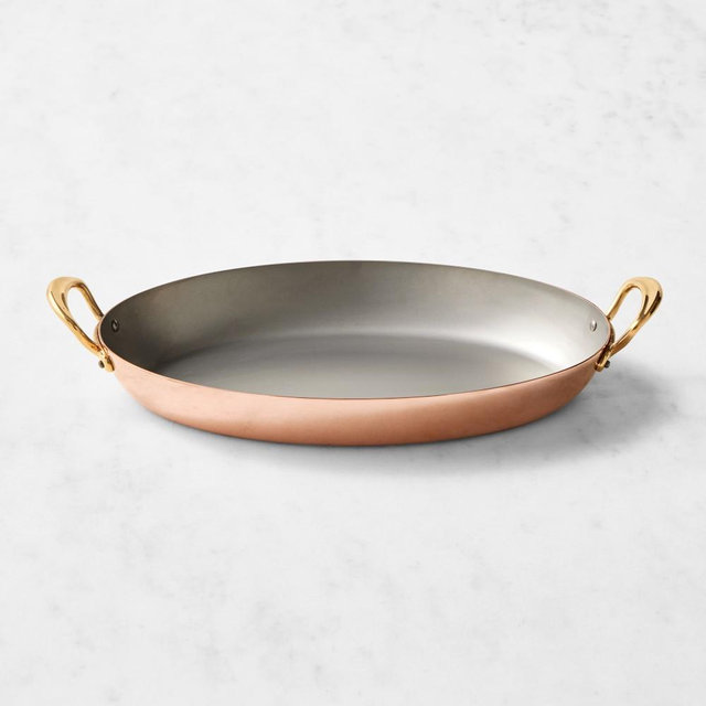 Mauviel Copper M'150B Gratin, 12"