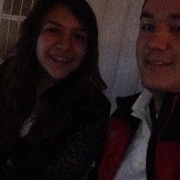 The first time Anthony and I hung out outside of school.