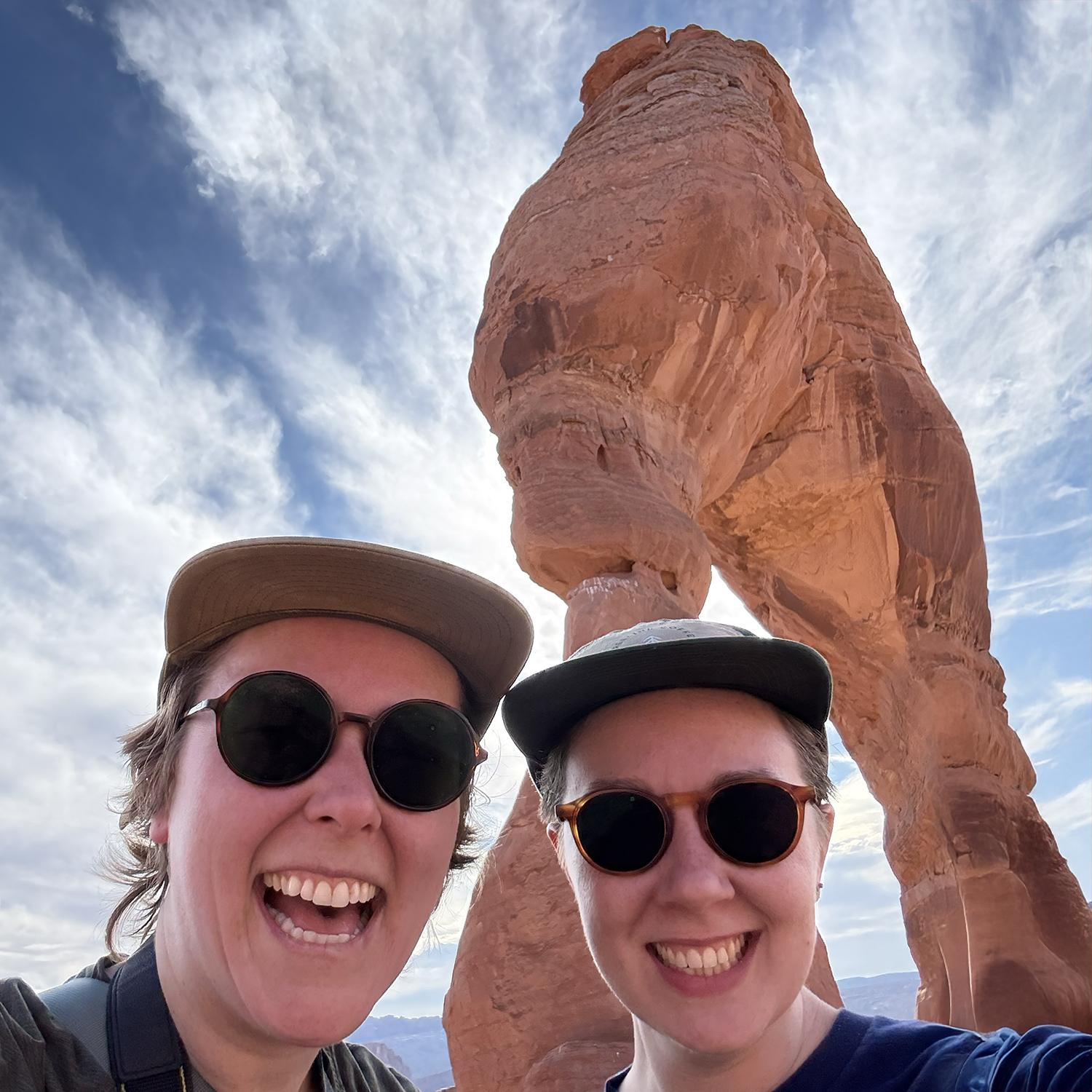 Wrapping up our road trip in Arches National Park, March 2025