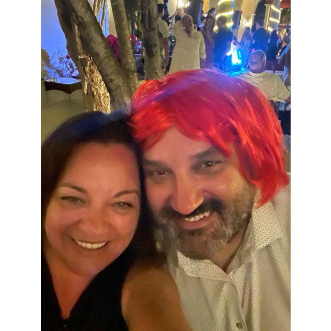 That one night at the plaza.. .. Jon misbehaving...