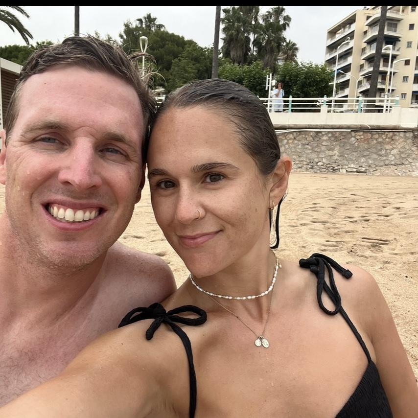 After a morning swim in Cannes, France 2024